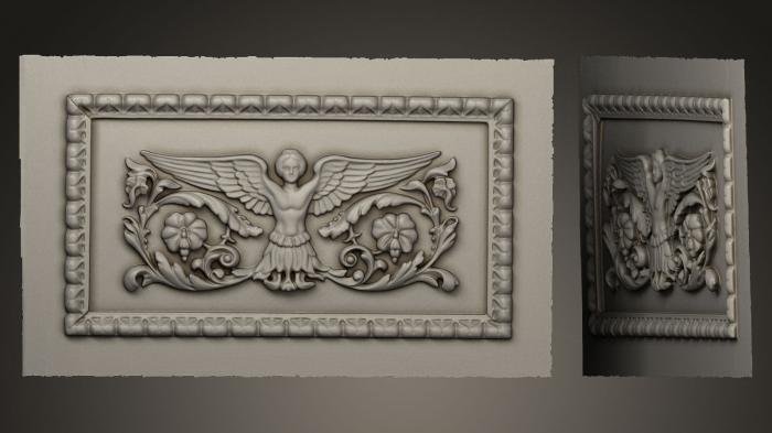 High reliefs and bas-reliefs, historical and religious (GRLFH_0126) 3D model for CNC machine